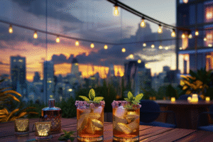 AI Photography Rooftop Lounge