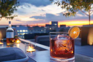 AI Photography Rooftop Lounge