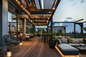 AI Photography Rooftop Lounge