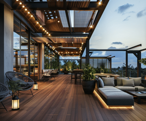 AI Photography Rooftop Lounge