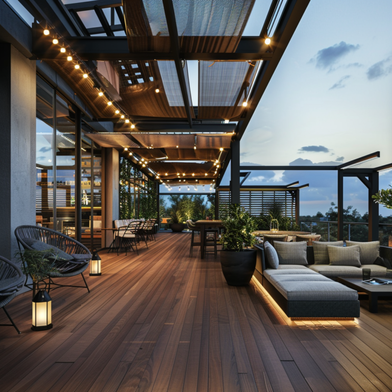 AI Photography Rooftop Lounge