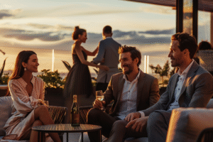 AI Photography Rooftop Lounge